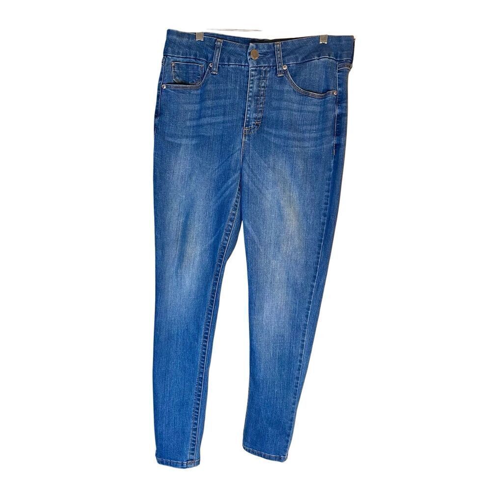 Seven7 for All Mankind Women's Tummyless High Rise Skinny Jeans 12 Regular
